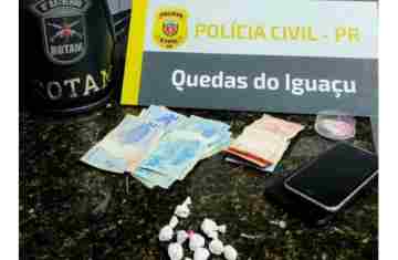 Quedas - Duas pessoas são presas por tráfico de drogas